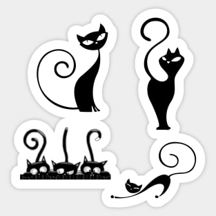 International Cat Day Sticker